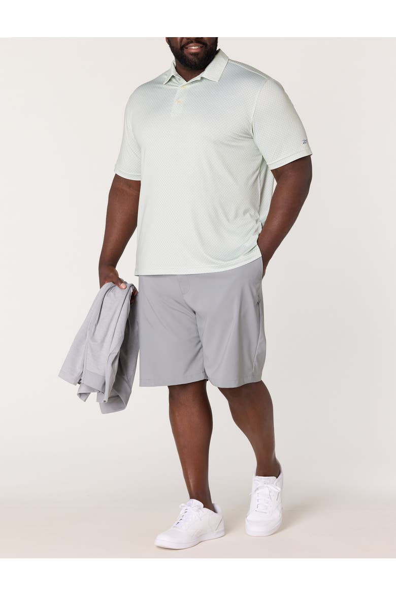Big & Tall Geometric Dot Performance Polo Shirt, Alternate, color, DEW