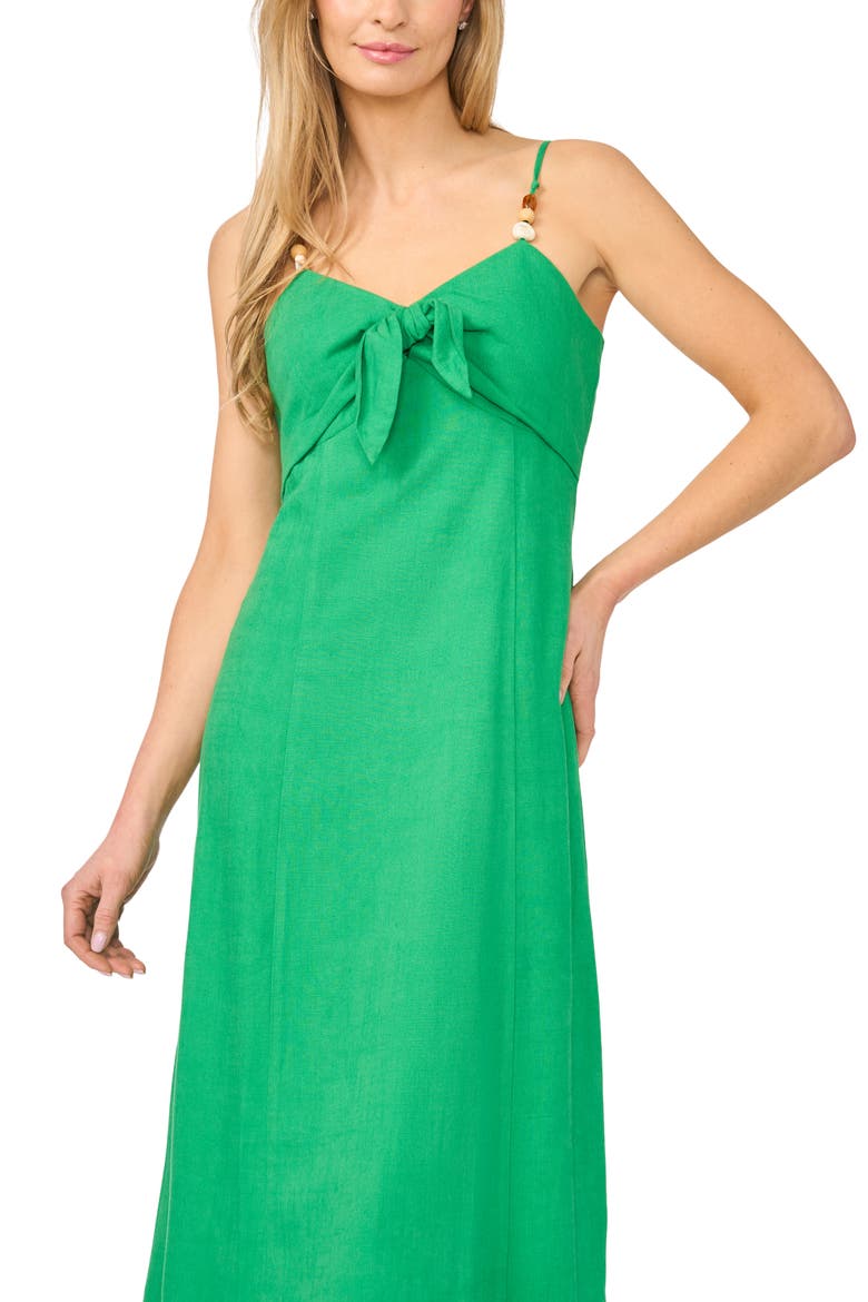 Bead Strap Maxi Dress, Alternate, color, VIBRANT KELLY