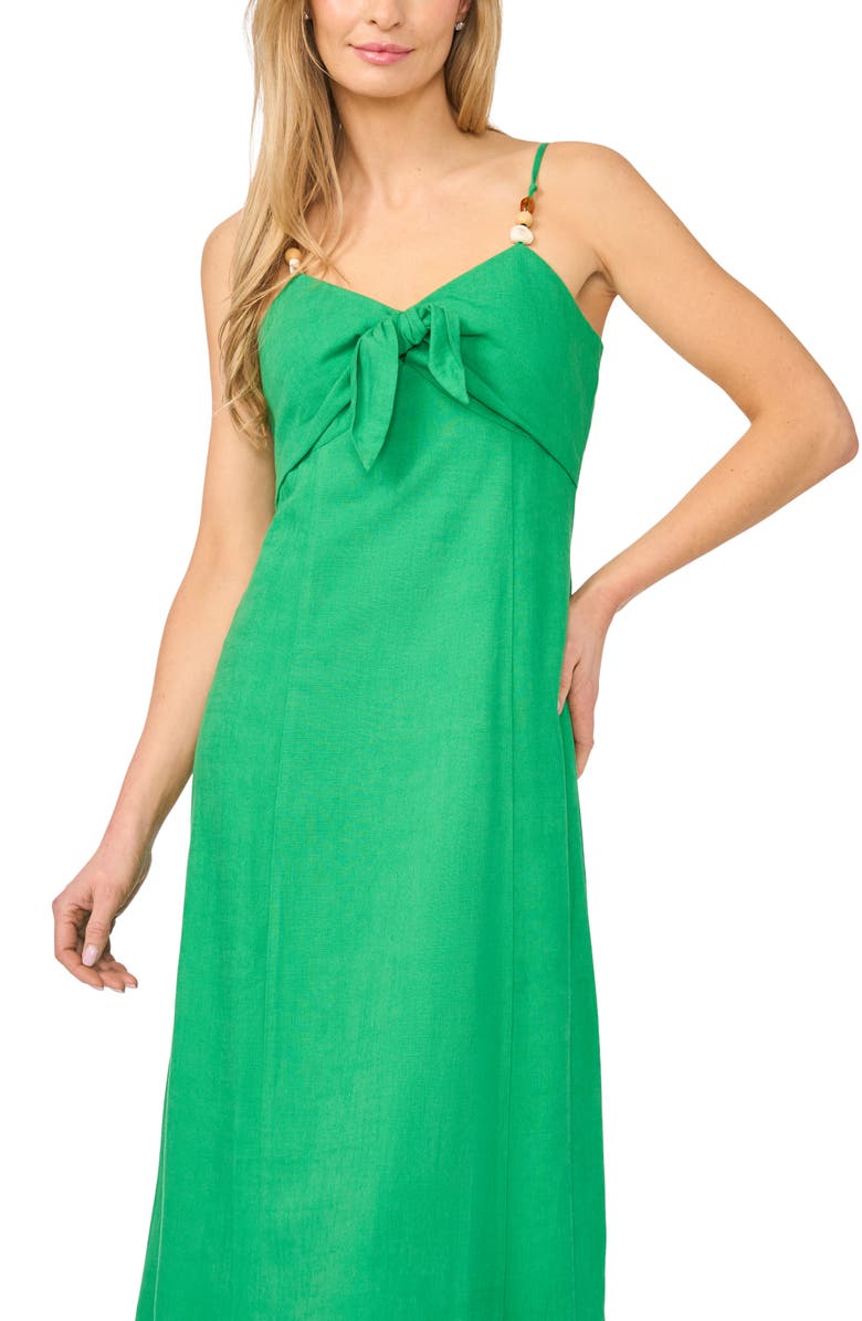 CeCe Bead Strap Maxi Dress, Alternate, color, Vibrant Kelly