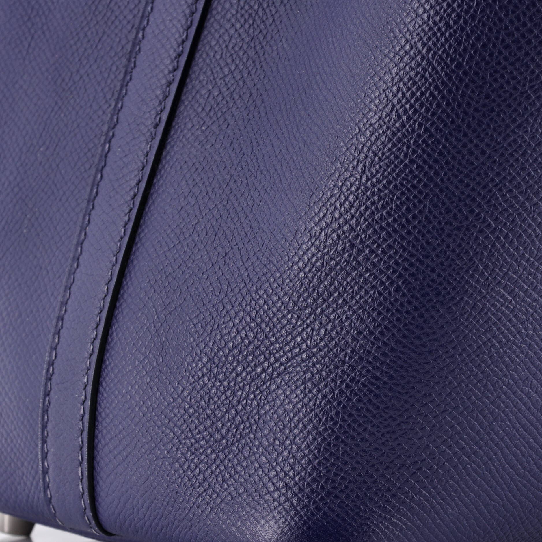 Pre-Owned Hermes Picotin Lock Bag Tressage Epsom PM, Alternate, color, Bleu Encre/Noir/Brique