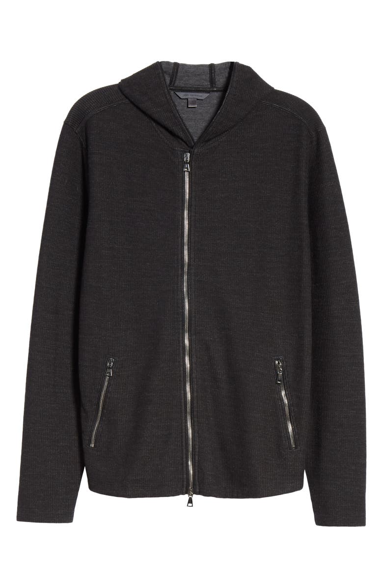 John Varvatos Zip Hoodie, Alternate, color, 