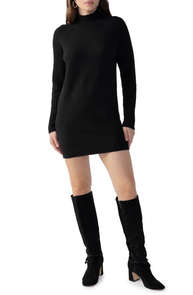 Sanctuary Day to Day Turtleneck Sweater Dress, Main, color,