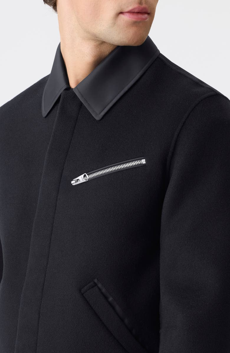 Mackage Hayes Wool Jacket, Alternate, color, Navy