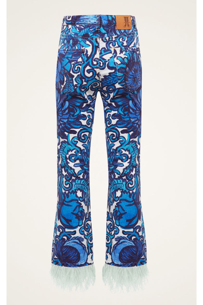 The Fancy Crop Jean, Alternate, color, Anemone Blue