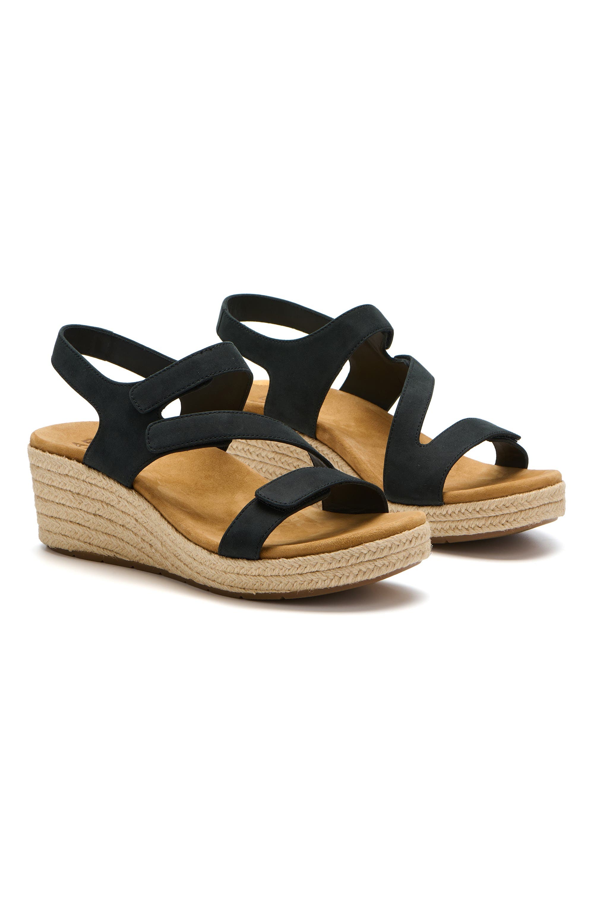 ABEO Riviera Adjustable Sandal, Alternate, color, Black