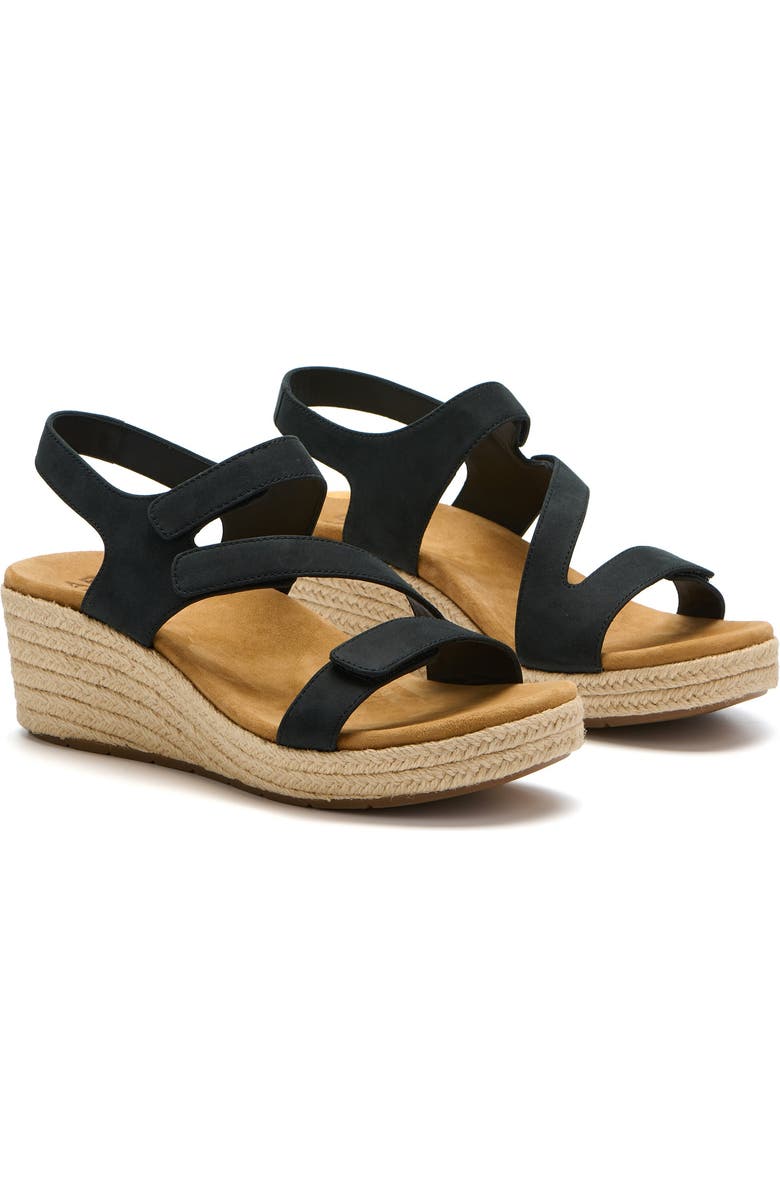ABEO Riviera Adjustable Sandal, Alternate, color, Black