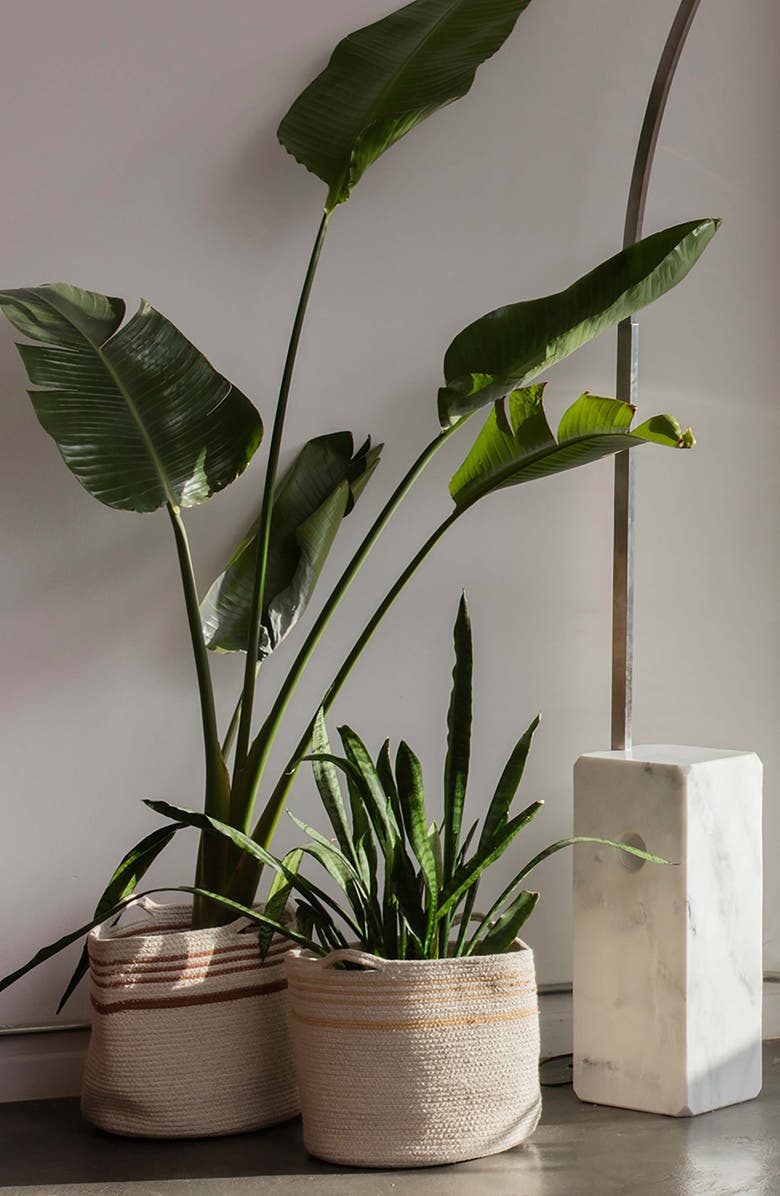 Lorena Canals Twin Woven Basket, Alternate, color, Natural Amber