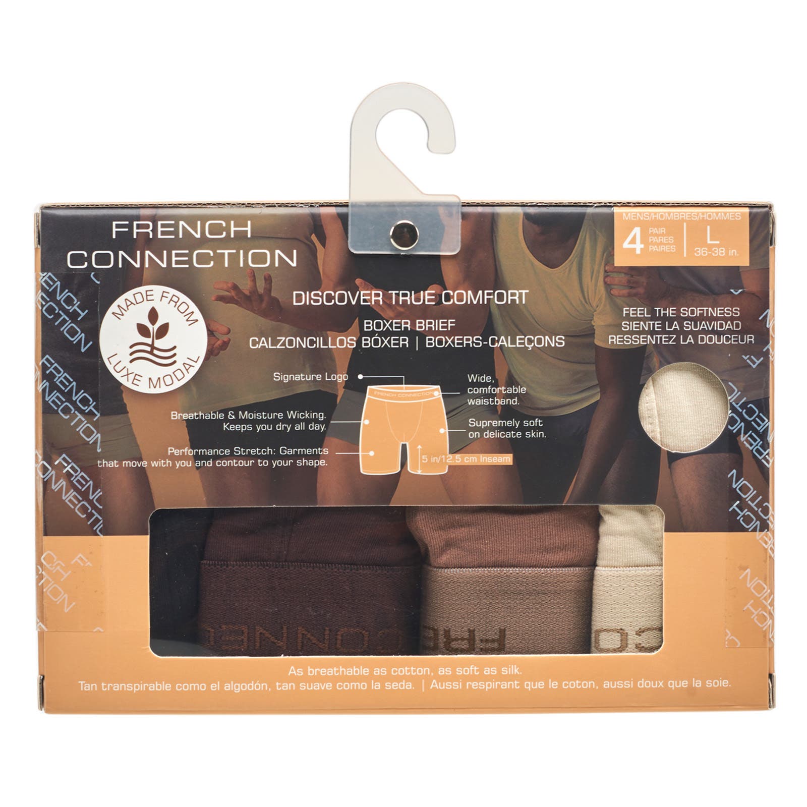 French Connection 4-Pack Modal Boxer Brief (Men) | Nordstrom