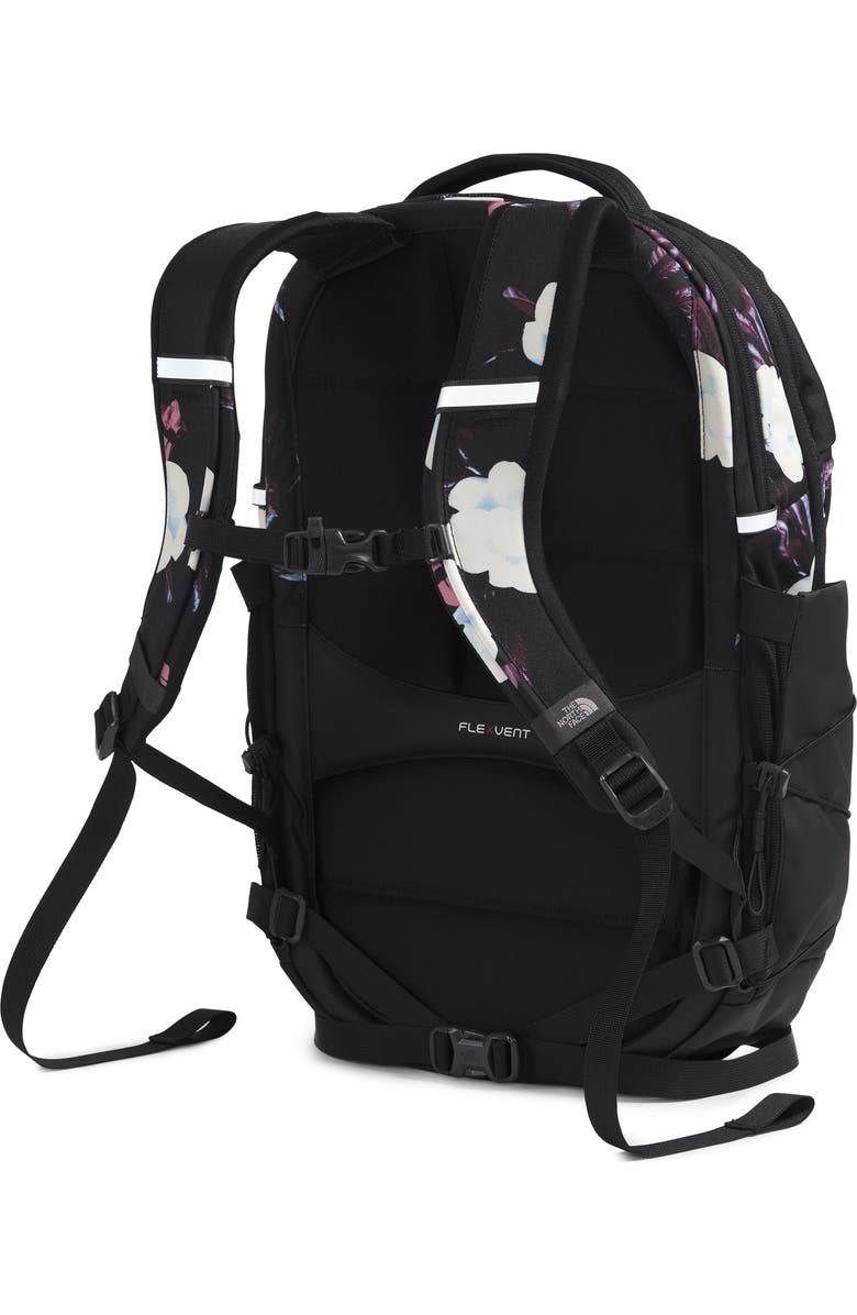 The North Face Borealis Water Repellent Backpack, Alternate, color, Tnf Black Winter Flowers Print