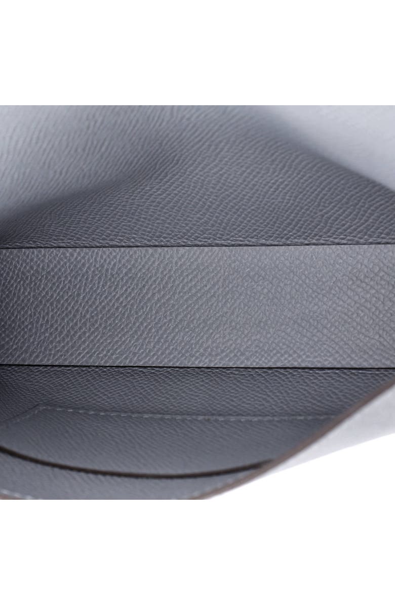 Pre-Owned Hermes Hermesnap Wallet Bag Epsom, Alternate, color, Gris Pantin