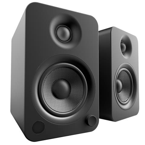 YU4 Powered Bookshelf Speakers with Built-In Bluetooth - Pair