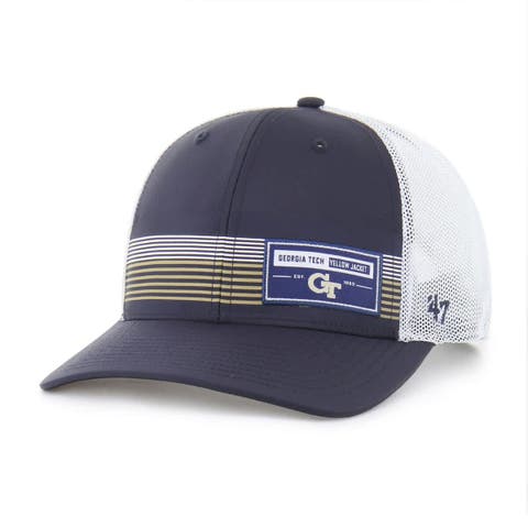 Men's '47  Navy Georgia Tech Yellow Jackets Rangefinder brrr Trucker Adjustable Hat