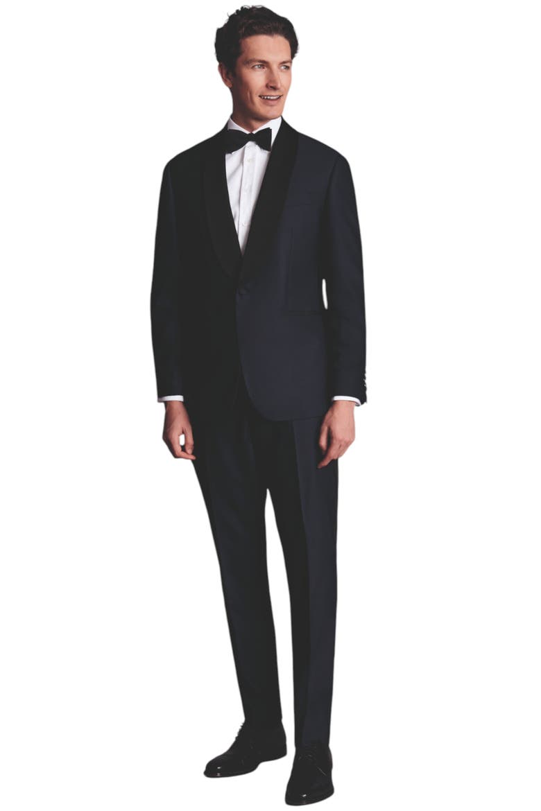 Shawl Lapel Dinner Suit Jacket, Alternate, color, Dark Navy