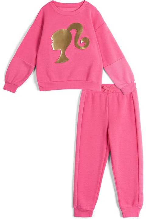 Fleece Sweatshirt and Joggers Set