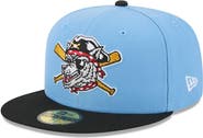 New Era Men's New Era  Light Blue Erie SeaWolves Theme Nights 59FIFTY Fitted Hat