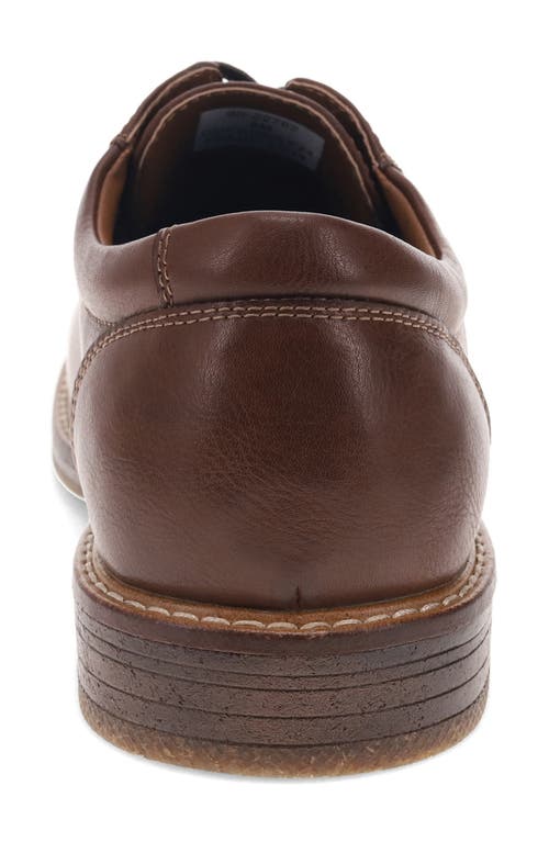 Dockers Mens Hartbury Dress Casual Lace Up Oxford Shoe In Dark Tan