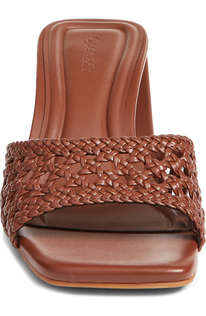 Open Edit Jaydin Block Heel Sandal, Alternate, color, Brown Russet