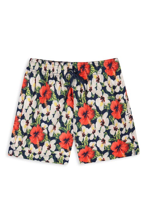 Sunset X Vine Floral Swim Trunks