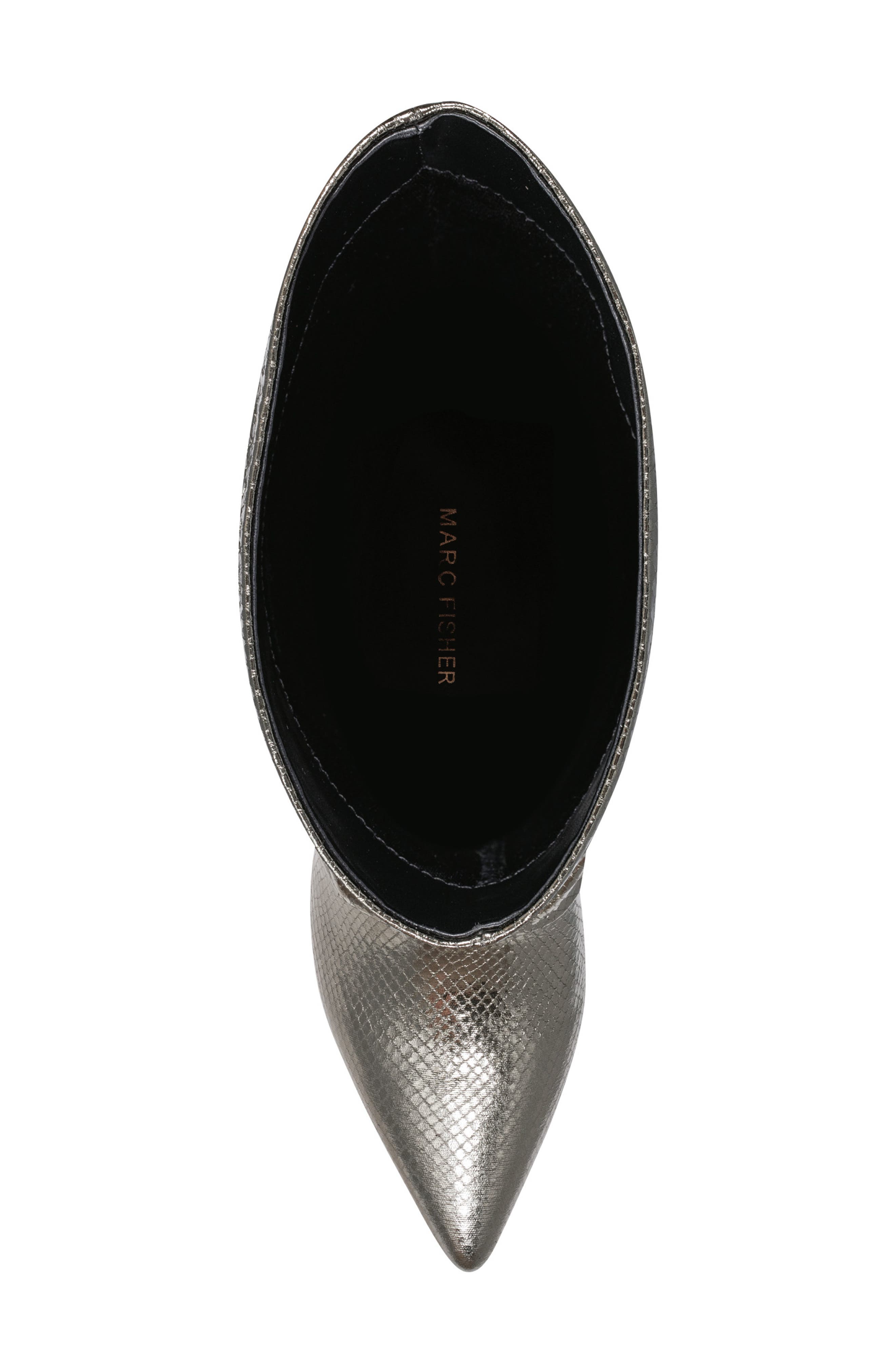 Marc Fisher Pointed Toe Slouch Boot, Alternate, color, Pewter