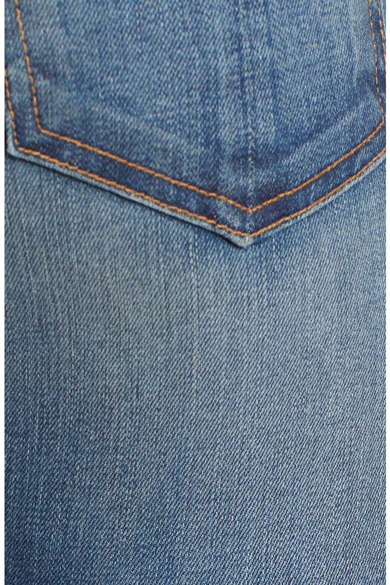 Destroyed Skinny Jeans, Alternate, color, CARMINE