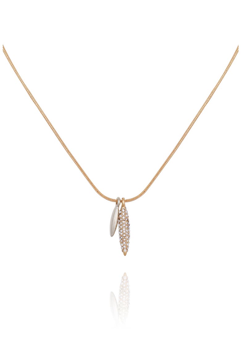 Two-Tone Pendant Necklace, Alternate, color, TWO TONE
