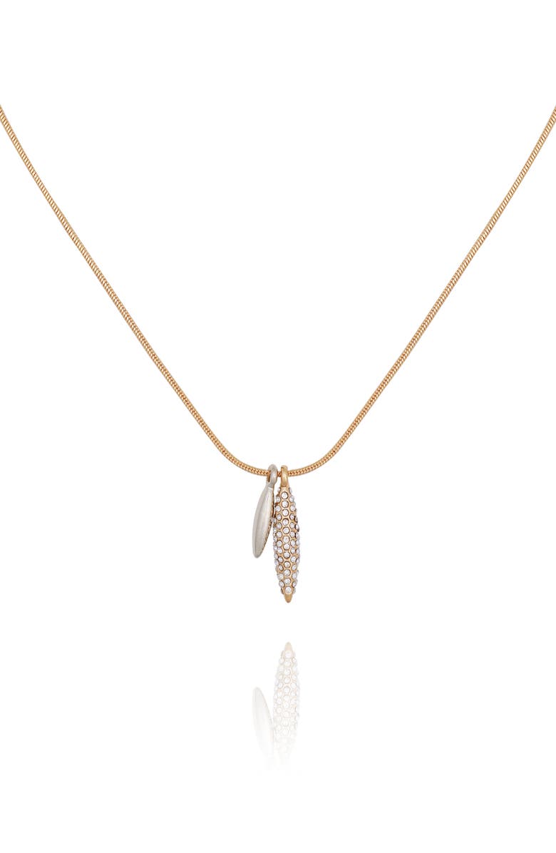 Vince Camuto Two-Tone Pendant Necklace, Alternate, color, Two Tone