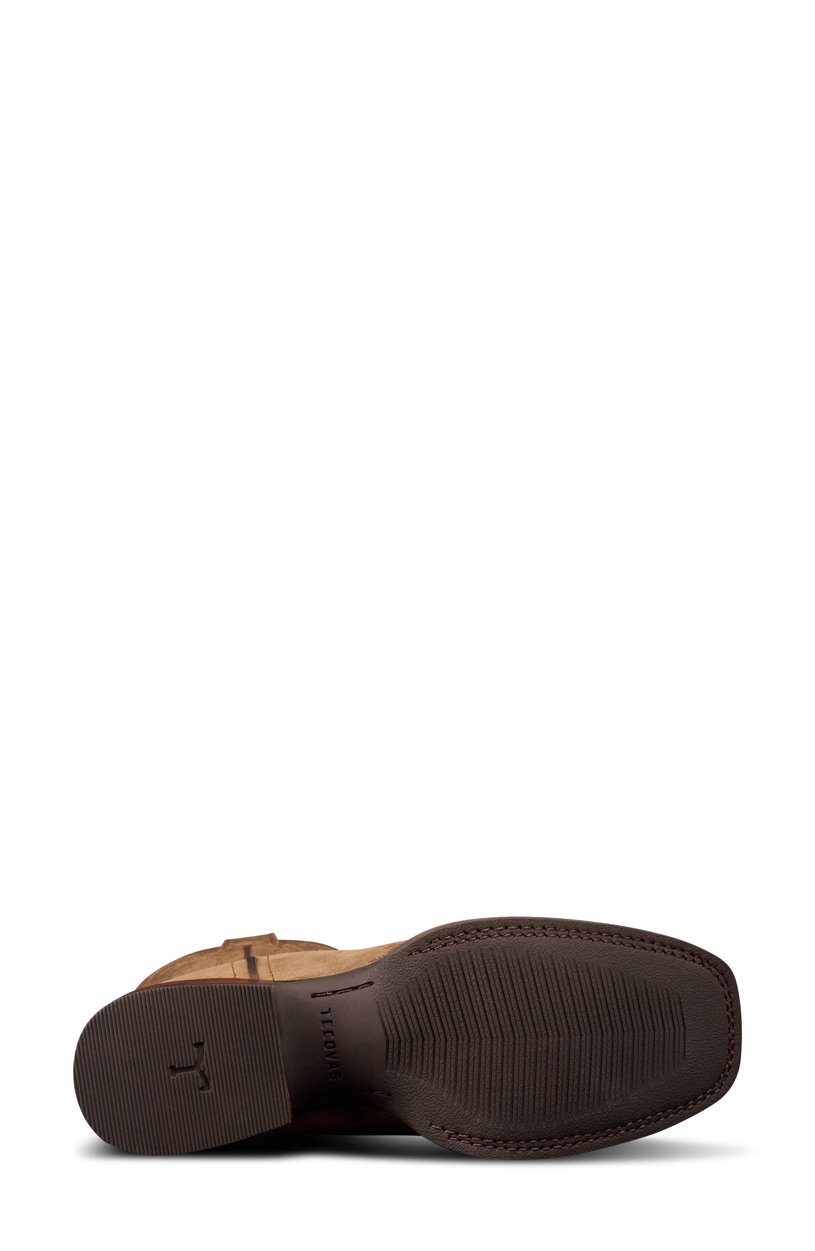 Tess Leather Western Boot, Alternate, color, CAFE