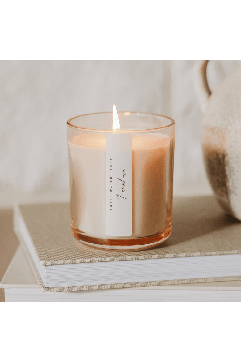 12oz Tinted Glass Jar Candle - Sweet Scents, Alternate, color, Farmhouse