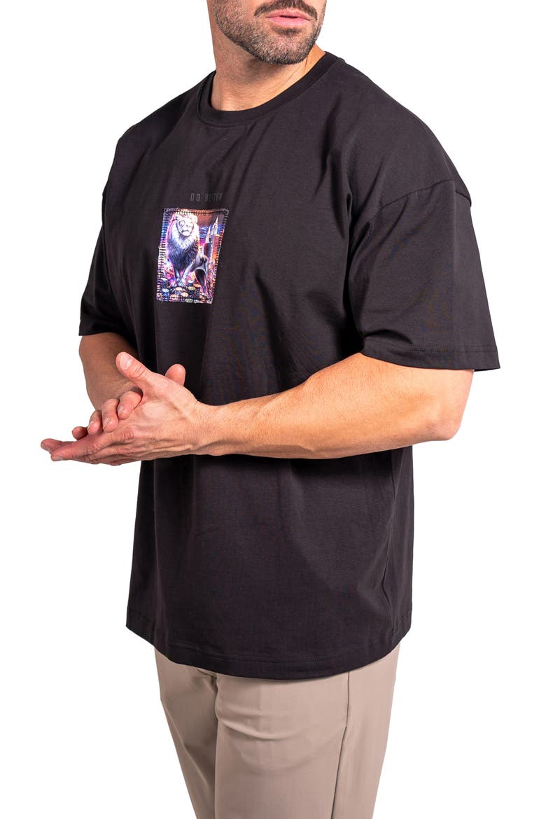 Ascension Better Appliqué Cotton Graphic T-Shirt, Alternate, color, BLACK