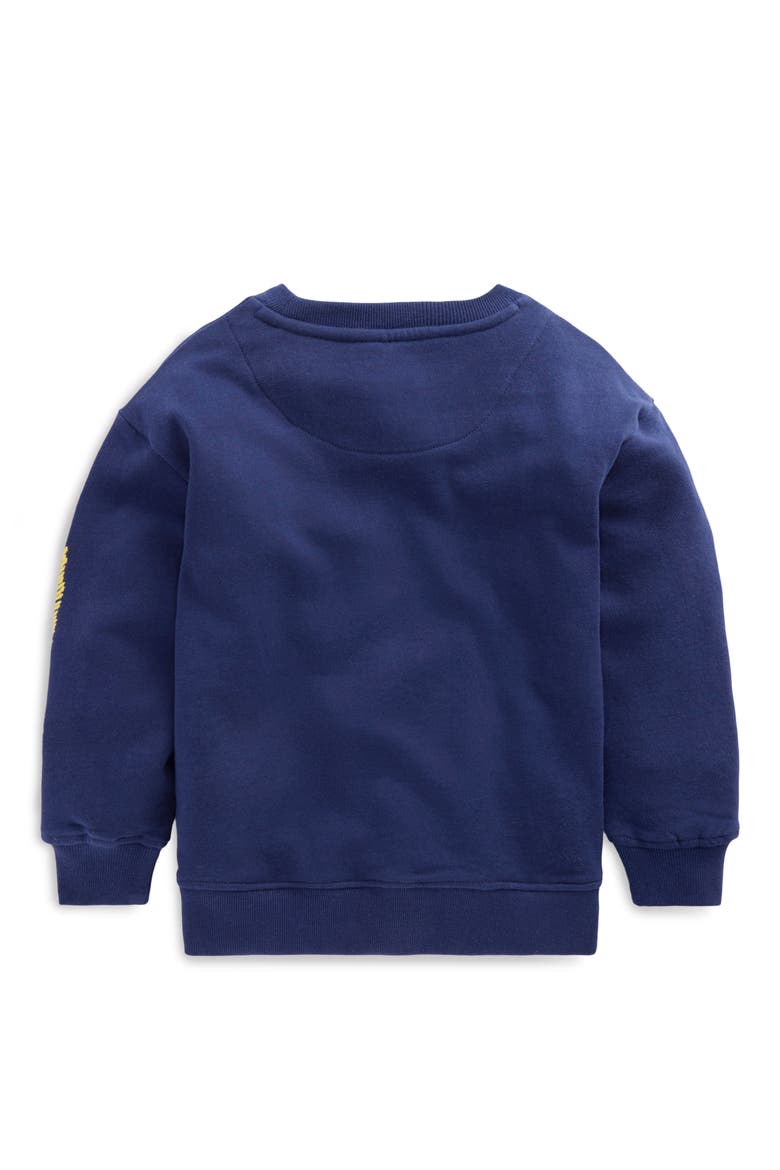 Kids' Sea Embroidered Sweatshirt, Alternate, color, MEDIEVAL BLUE SEACREATURES