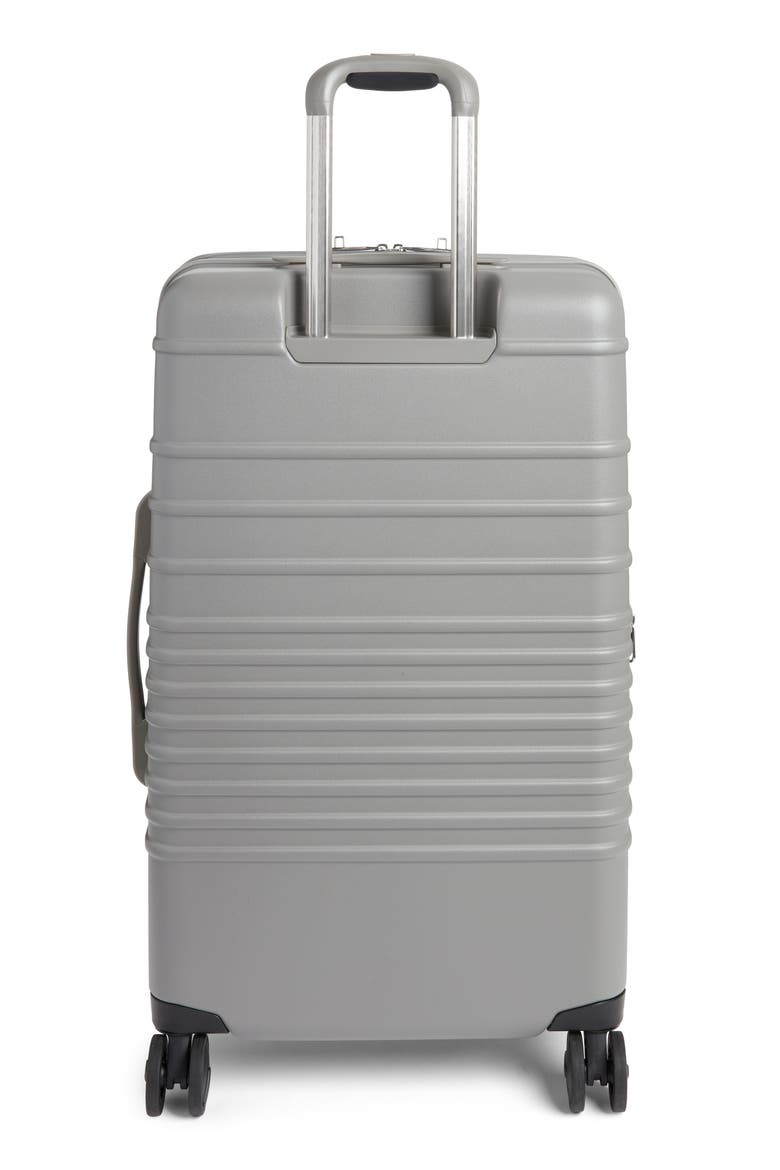 The Medium Check-In Roller suitcase, Alternate, color, GREY