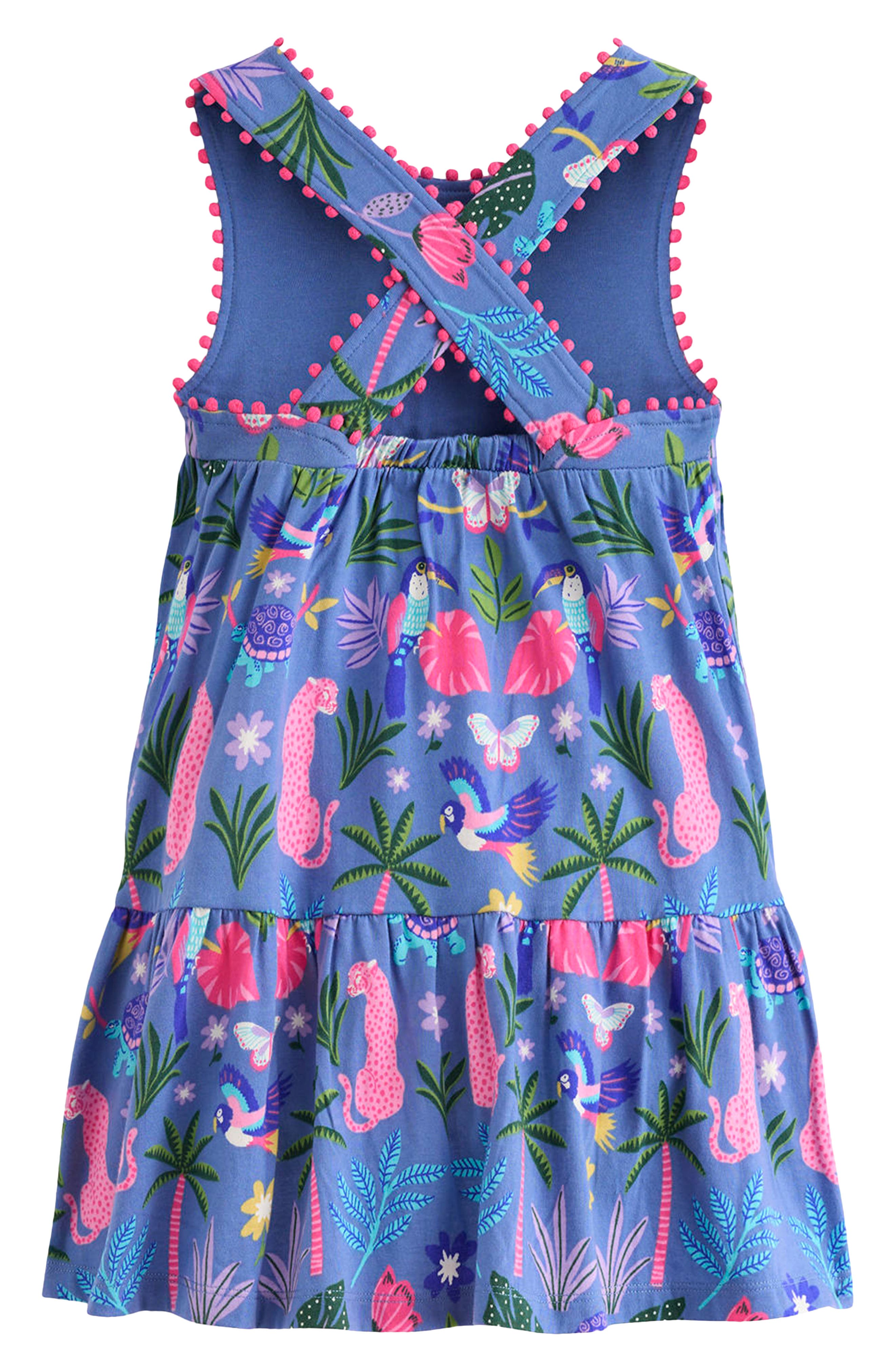 Mini Boden Kids' Cross Back Cotton Jersey Dress — фото 2