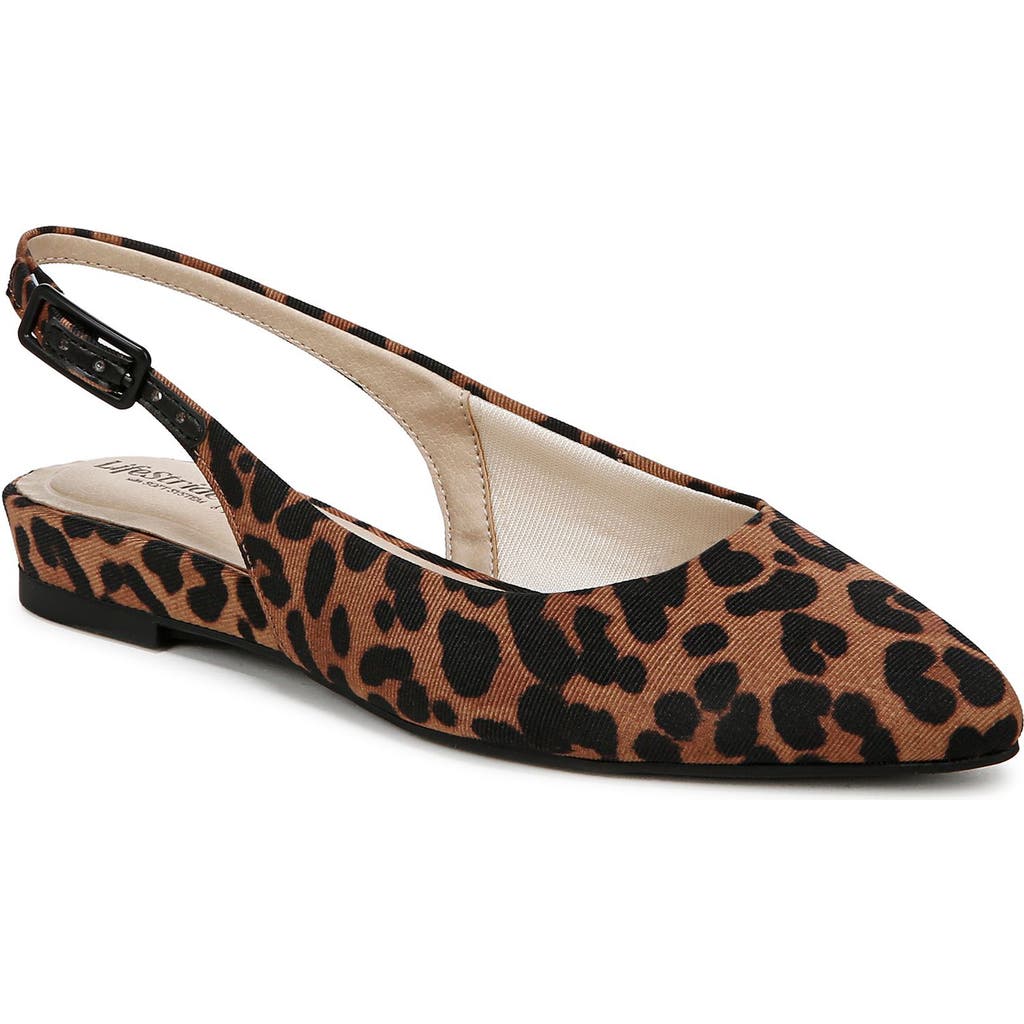 LIFESTRIDE LIFESTRIDE PERCY SLINGBACK POINTED TOE FLAT