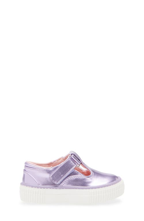 Tucker + Tate Tabitha T-strap Mary Jane Flat In Purple Montana Metallic