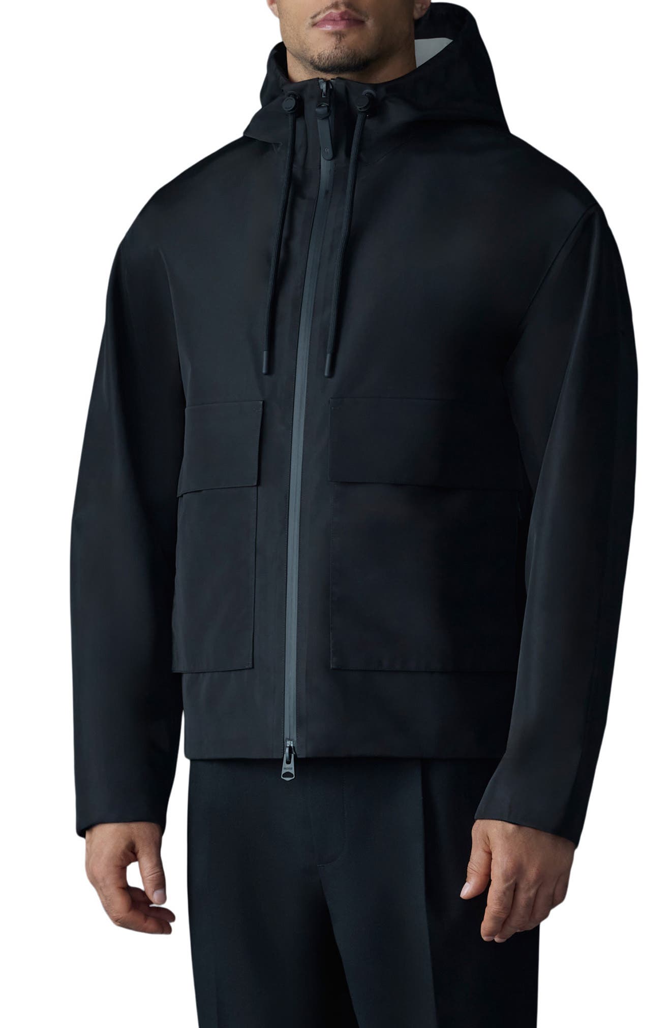 Eric Hooded Raincoat