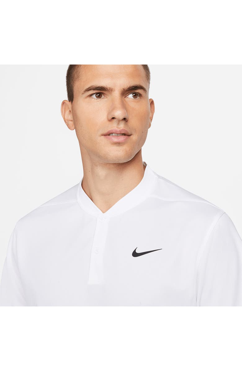 Nike Dri-FIT Victory Blade Collar Polo, Alternate, color, White/ Black