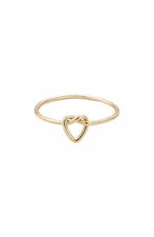 Adornia Knotted Heart Ring