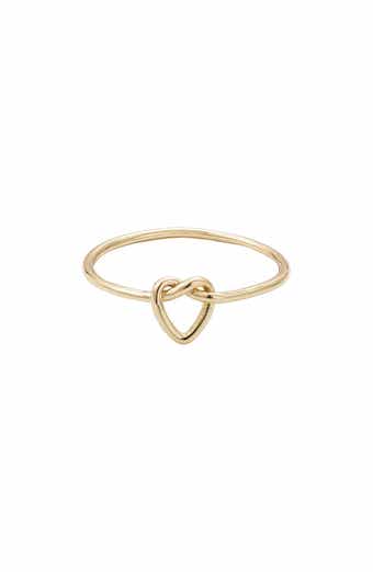 Adornia Knotted Heart Ring