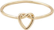 Adornia Knotted Heart Ring