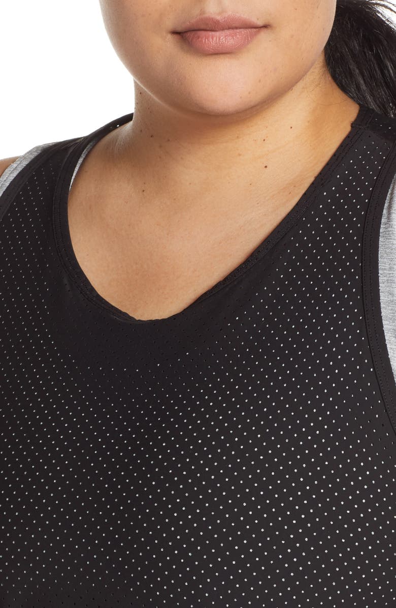 SPANX<sup>®</sup> Perforated Active Tank Top, Alternate, color,