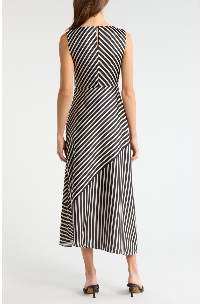 Stripe Maxi Dress, Alternate, color, RICH BLACK