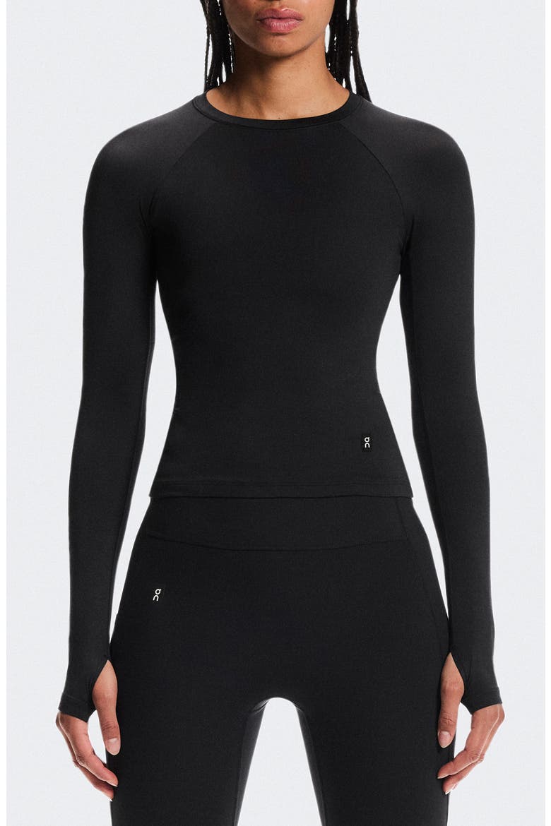 Studio Long Sleeve T-Shirt, Main, color, BLACK