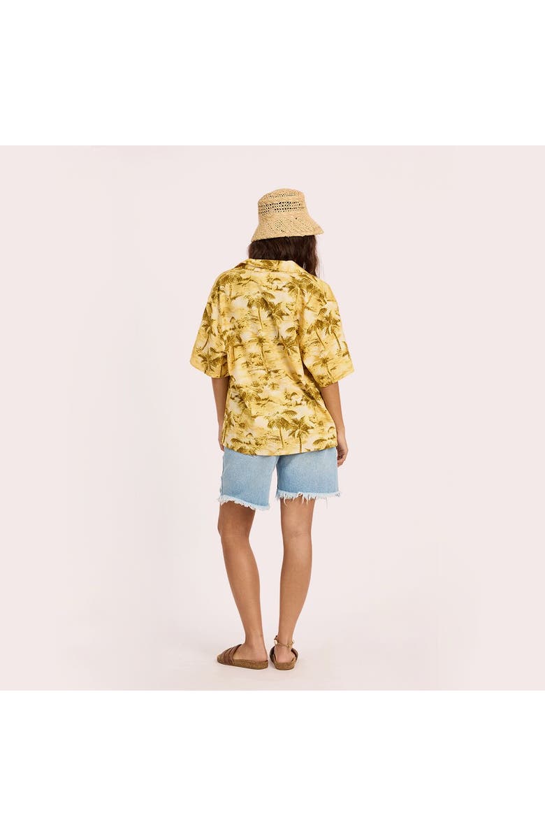 Sisstr Revolution Distant Shores Ss Woven Top - Women's, Alternate, color, Sunshell