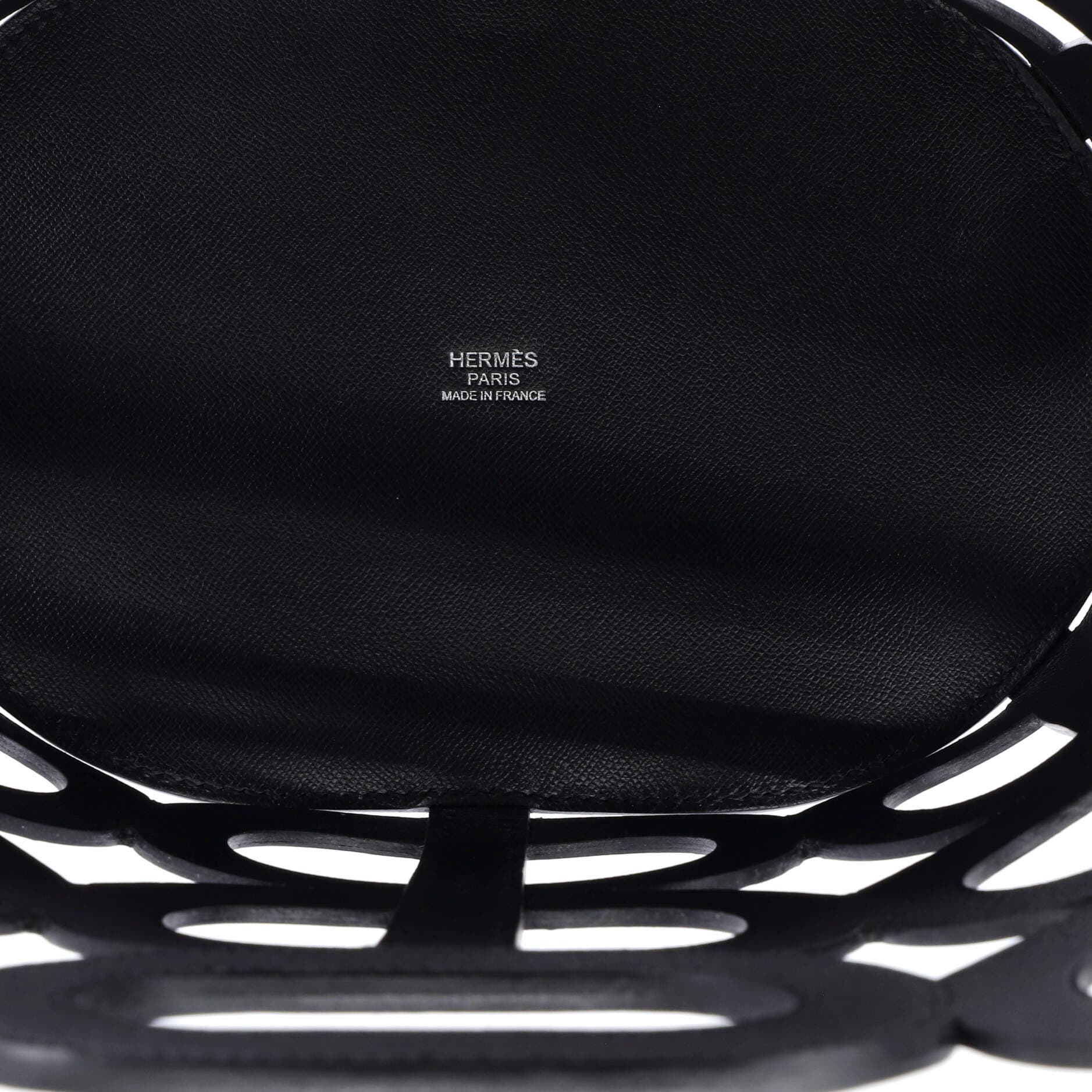 Pre-Owned Hermes Chaine d'Ancre Handbag Madame, Alternate, color, Noir