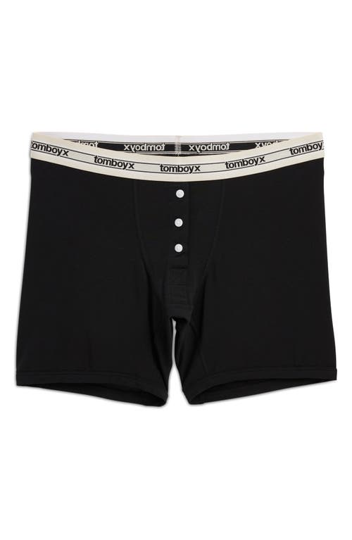 Tomboyx 6-inch Modal Boxer Briefs In Black