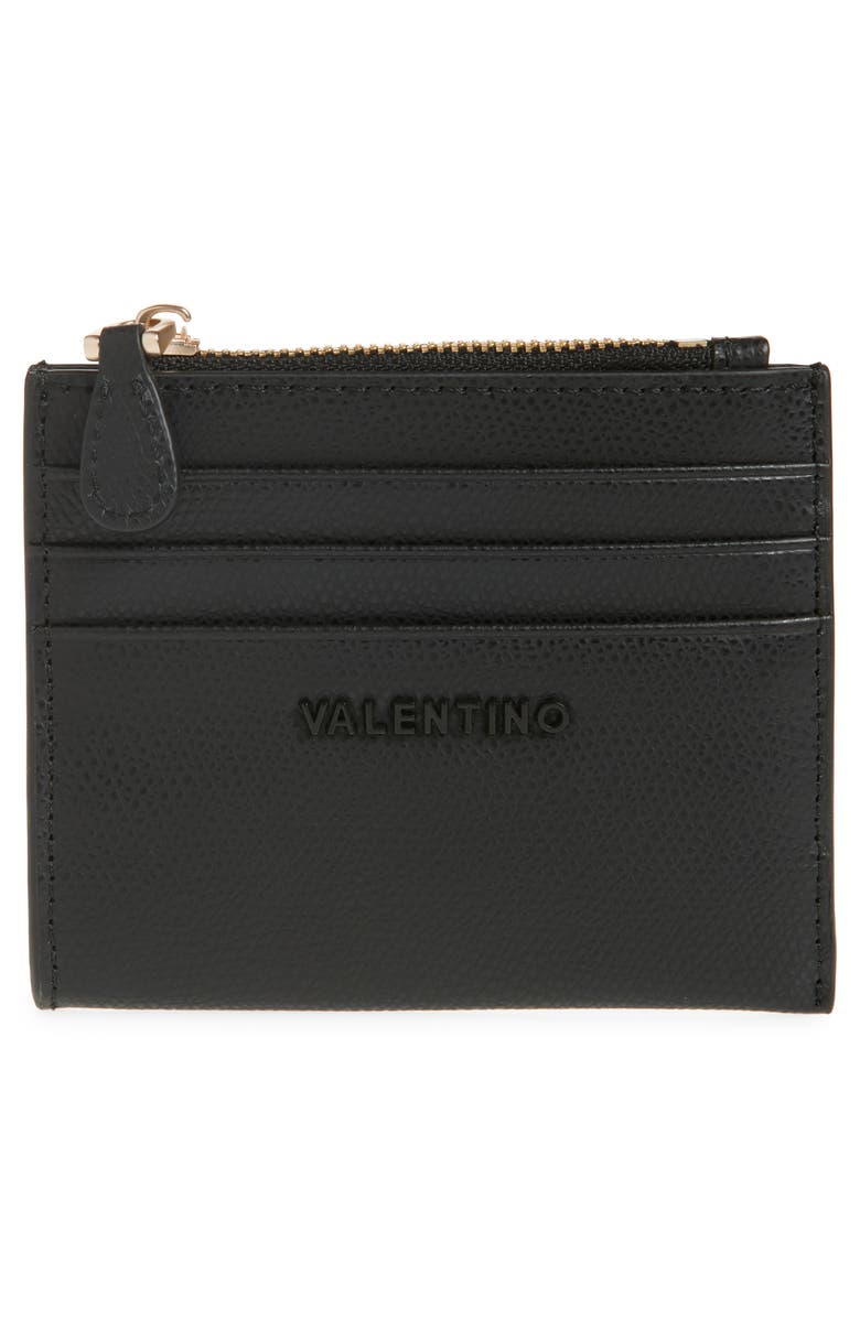 VALENTINO BY MARIO VALENTINO Gia Leather Card Wallet, Main, color,