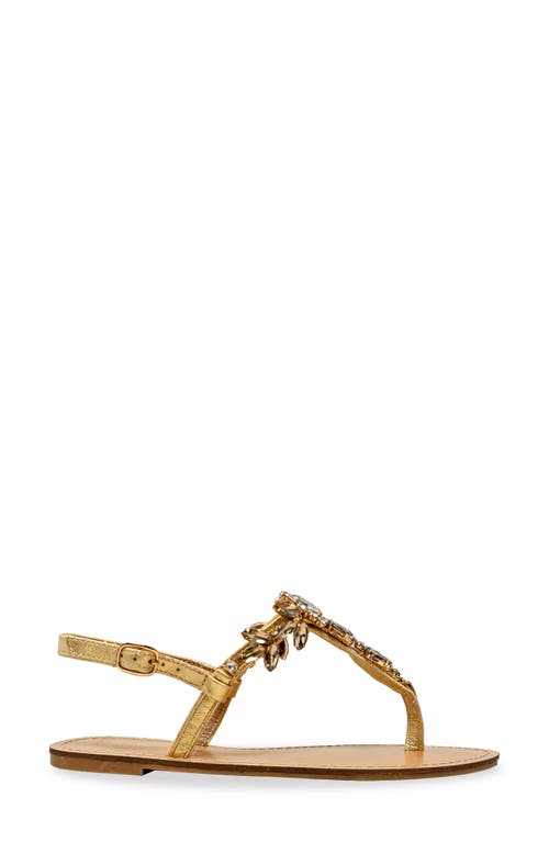 Chase & Chloe Chase And Chloe Aiden Crystal T-strap Sandal
