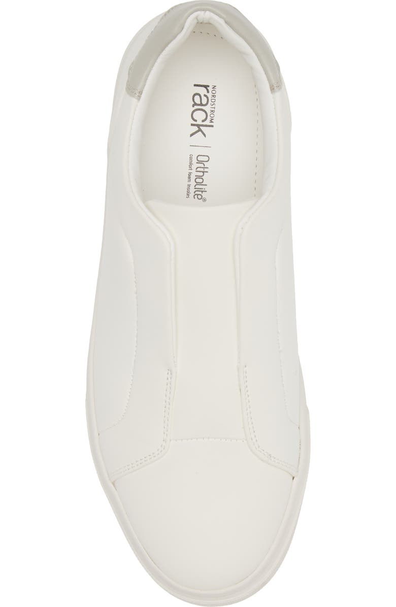 NORDSTROM RACK Wyatt Slip-On Sneaker, Alternate, color, White- Grey