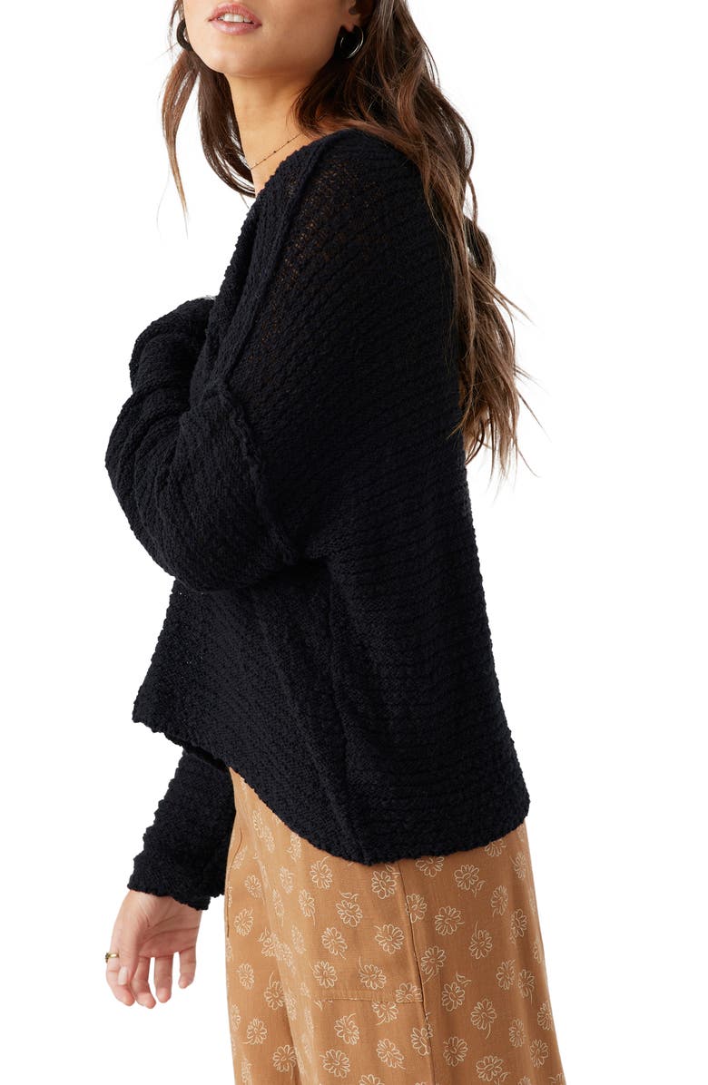 O'Neill Marina Slub Cotton V-Neck Sweater, Alternate, color,