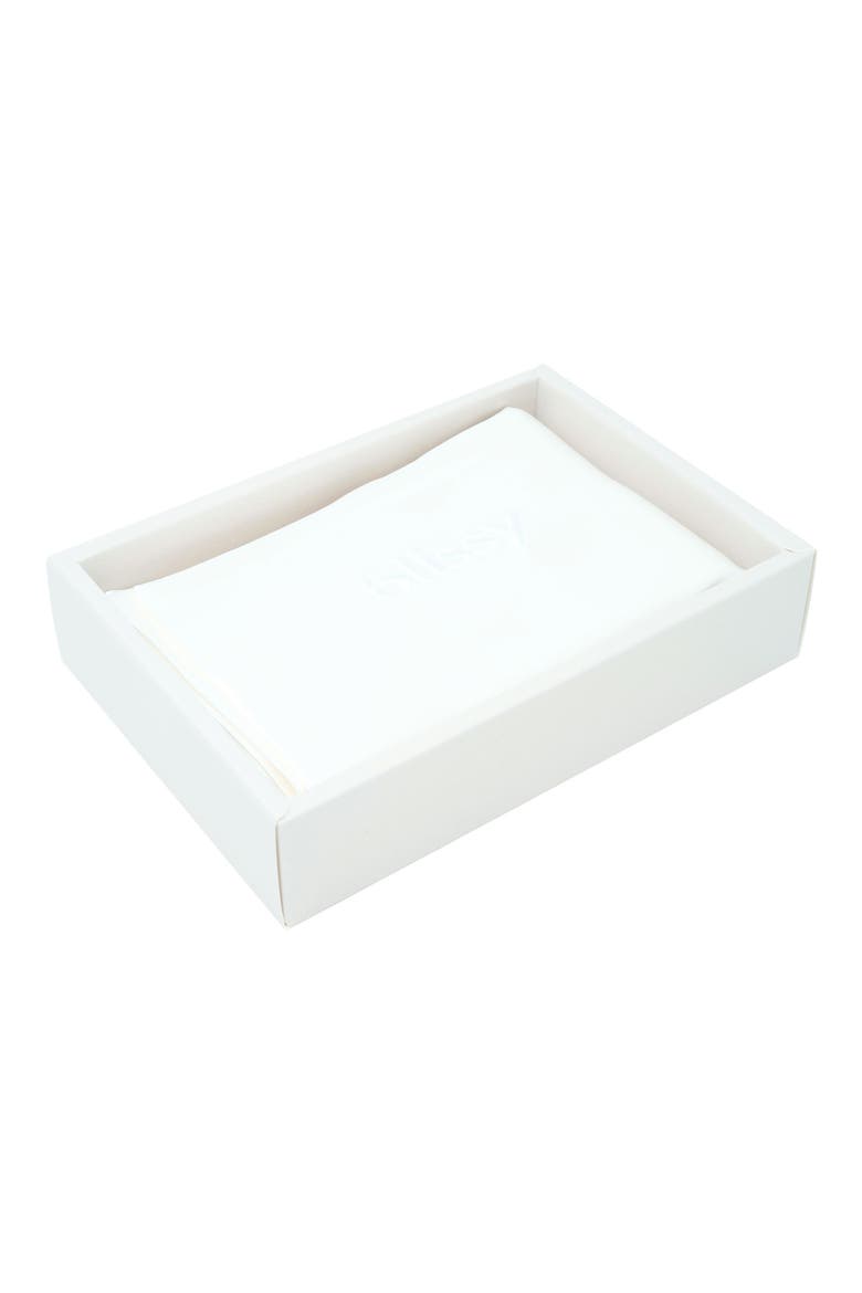 Mulberry Silk Pillowcase, Alternate, color, PURE WHITE